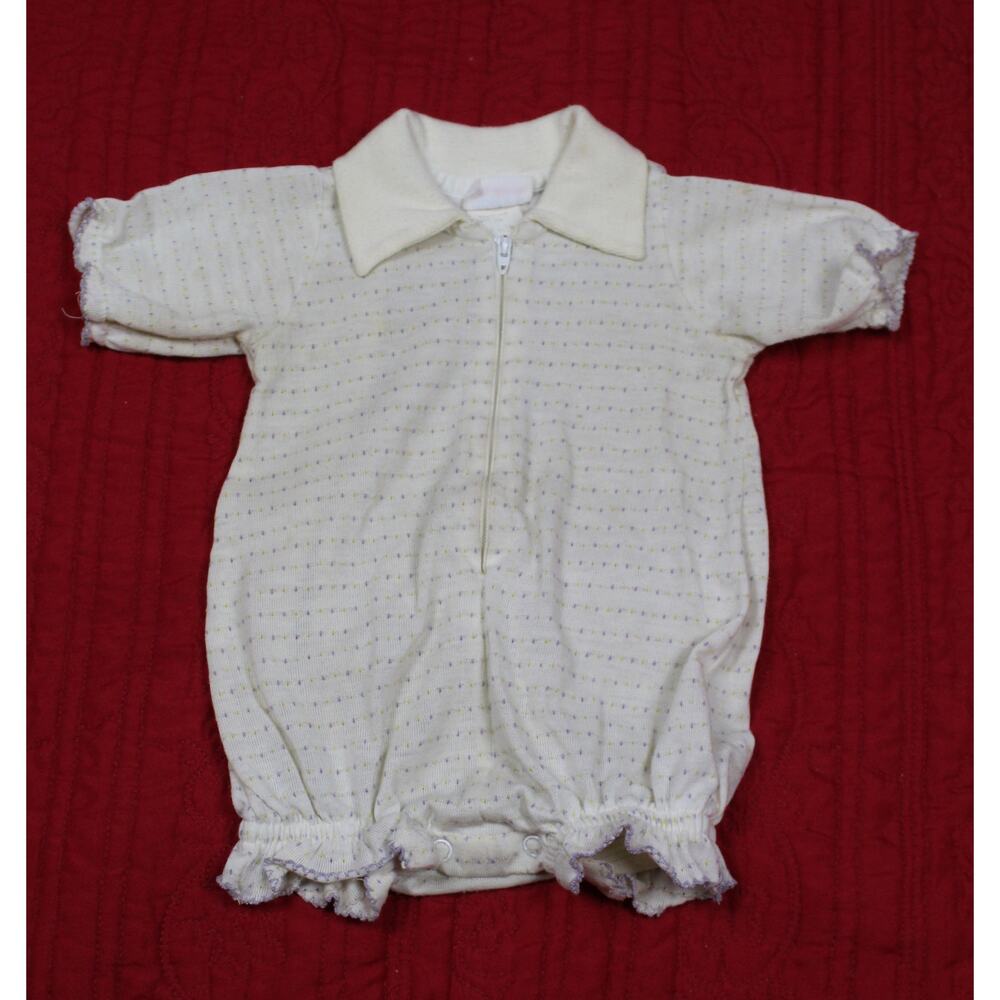 Vintage Baby Romper Dotty by Dotty Dan Size Large